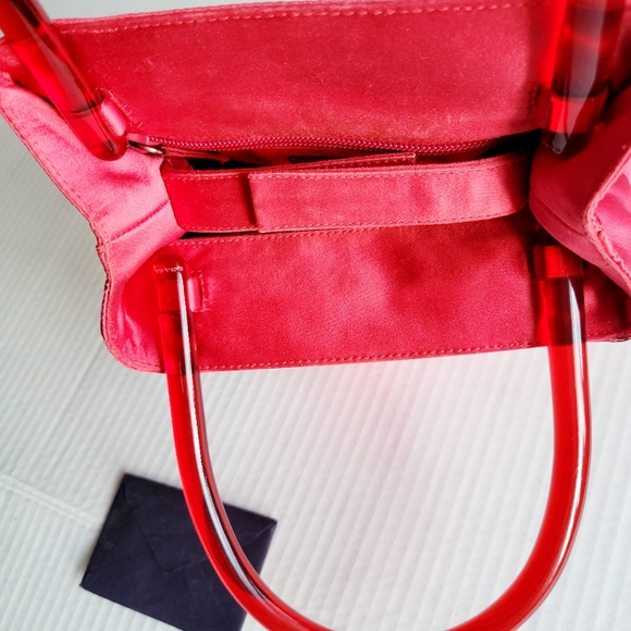 Prada Pink Satin Tote - Small - Picture 6 of 12